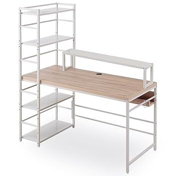 Amazon | LOWYA ロウヤ パソコンデスク 学習机 勉強机 pcデスク